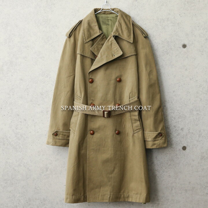 楽天市場】実物 USED スペイン軍 トレンチコート【クーポン対象外】【I 