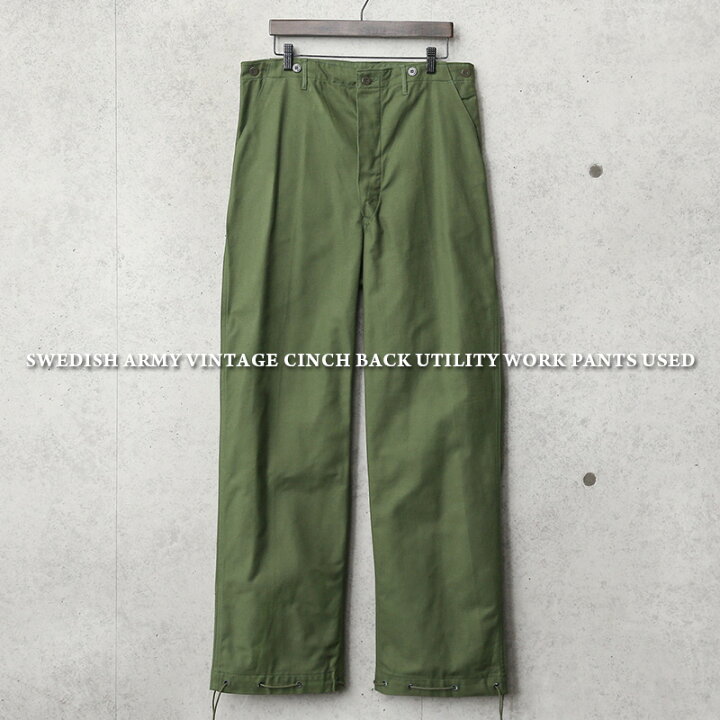 楽天市場】実物 USED スウェーデン軍 ヴィンテージ シンチバック 