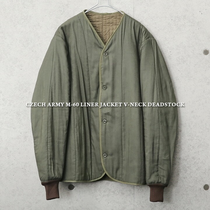 楽天市場】実物 新品 デッドストック チェコ軍 M-60 Vネック ライナー 