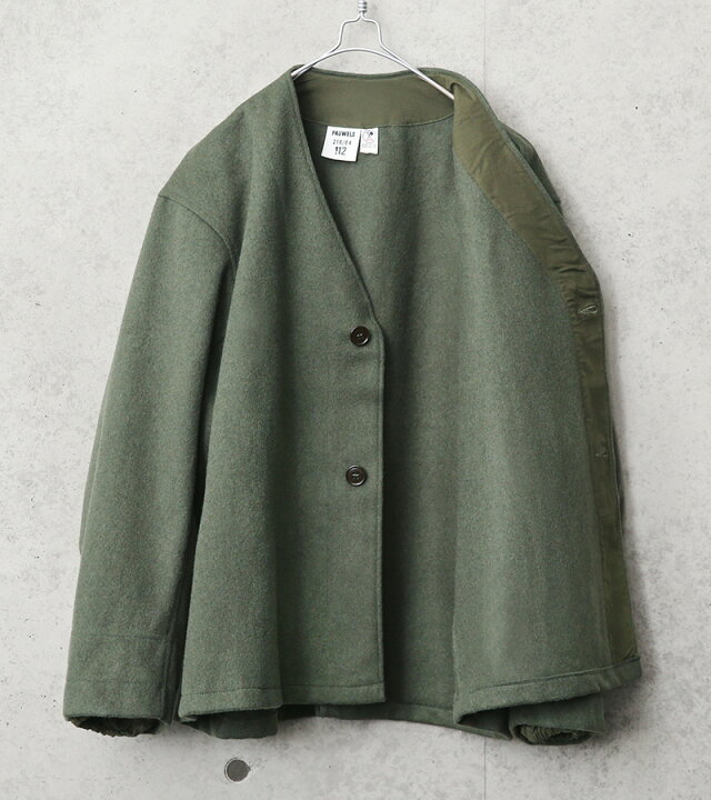 楽天市場】実物 新品 デッドストック フランス軍 ウール ライナー 