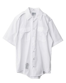 実物 新品 デッドストック 米軍 WHITE 521 ショートスリーブシャツ【クーポン対象外】【I】 プレゼント ギフト