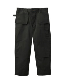 デッドストック オランダ APRON POCKET ワークパンツ BLACK【クーポン対象外】【I】｜メンズ カーゴパンツ ポケット多い 大きいサイズ 黒 ゆったり ミリタリー キャンプ アウトドア 古着 ファッション おしゃれ 送料無料 プレゼント ギフト