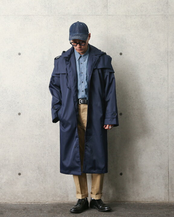 楽天市場】実物 USED ルーマニア軍 オフィサー レインコート NAVY 