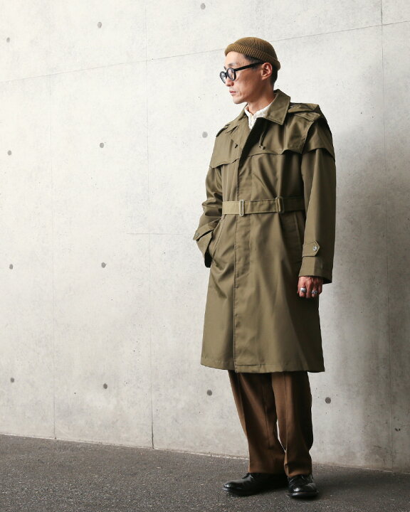 楽天市場】実物 USED ルーマニア軍 オフィサー レインコート OLIVE 