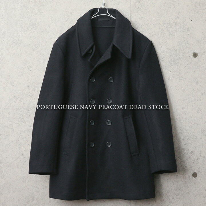 楽天市場】実物 新品 デッドストック ポルトガル軍 ピーコート NAVY 