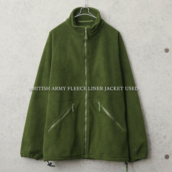楽天市場】実物 USED イギリス軍 フリースライナージャケット スタンド 