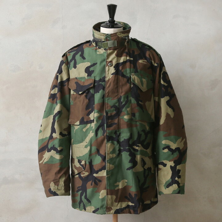 楽天市場】実物 USED 米軍 M-65 フィールドジャケット WOODLAND 