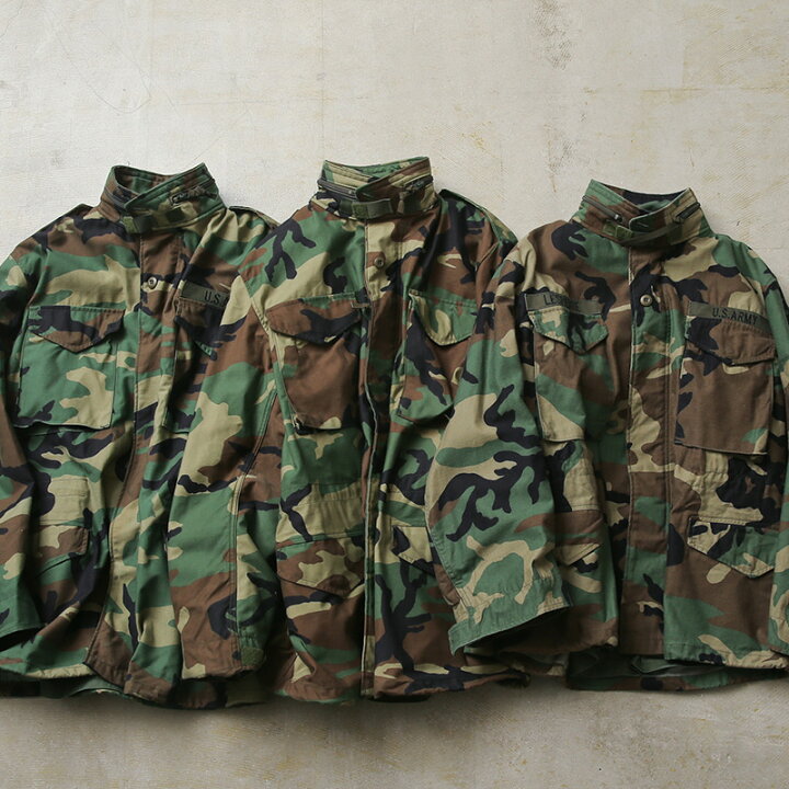 楽天市場】実物 USED 米軍 M-65 フィールドジャケット WOODLAND 