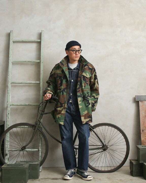 楽天市場】実物 USED 米軍 M-65 フィールドジャケット WOODLAND  