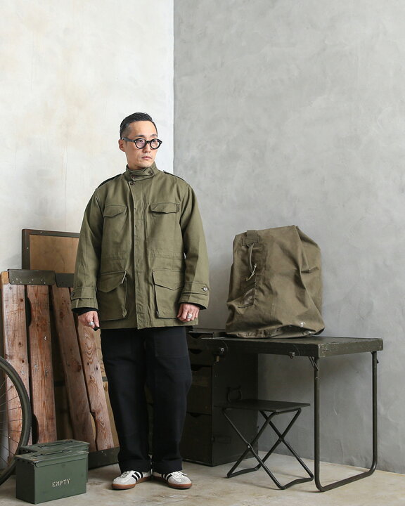 楽天市場】実物 新品 デッドストック フランス軍 M-47 フィールド 