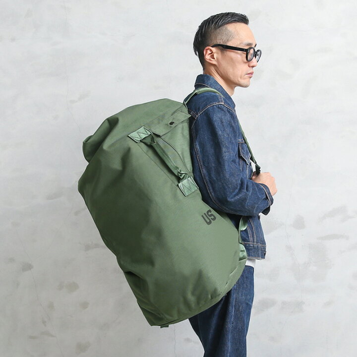 楽天市場 実物 新品 デッドストック 米軍 ダブルストラップ コーデュラナイロン ダッフルバッグ Usステンシル クーポン対象外 I 新作 Waiper 楽天 送料無料 ミリタリーショップwaiper