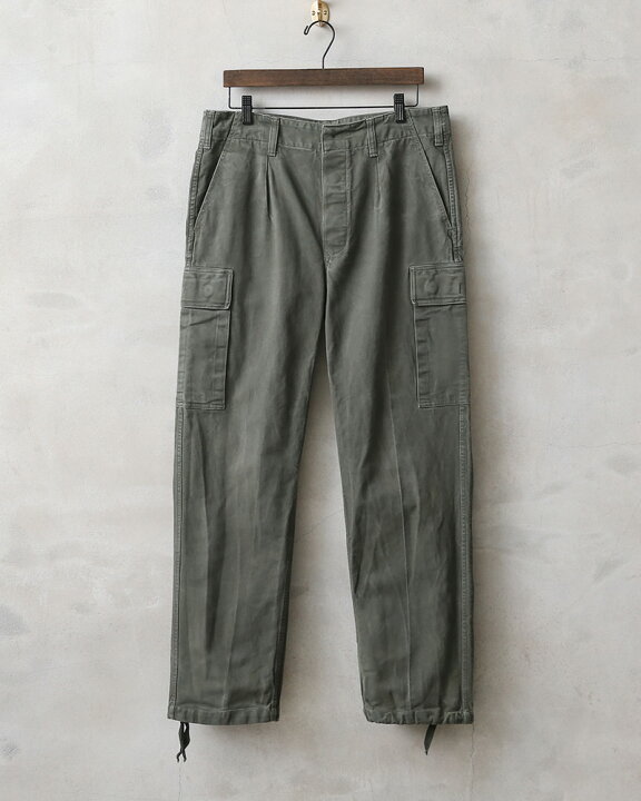 楽天市場】☆希少 実物 USED ドイツ軍 モールスキン カーゴパンツ 