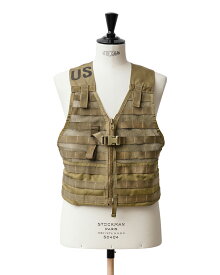 実物 USED 米軍 U.S.M.C. MOLLE II FLC ベスト / タクティカルベスト COYOTE【クーポン対象外】【I】｜ミリタリーベスト ハンティング ワーク ストリート アウトドア 大きいサイズ 前開き メッシュ 釣り フィッシング