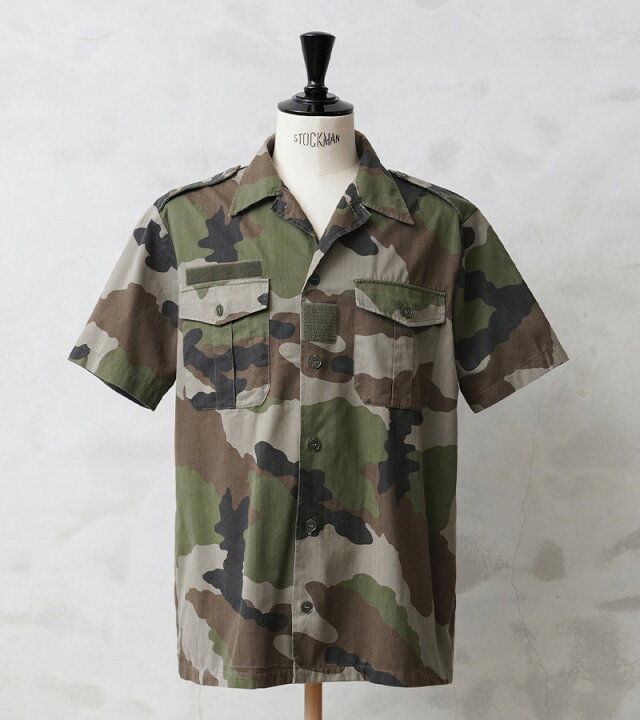 楽天市場】実物 USED フランス軍 HBT チャド 半袖シャツ CCEカモ 