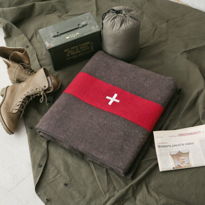 楽天市場】新品 スイス軍 ウールブランケット【クーポン対象外】【I 