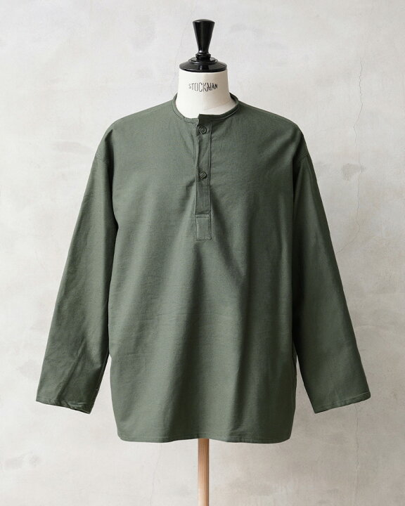 楽天市場】実物 新品 デッドストック ロシア軍 70s ヘンリーネック 