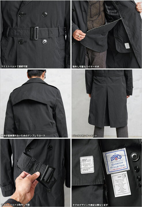 楽天市場】実物 USED 米軍 U.S. NAVY ブラックトレンチコート ライナー  