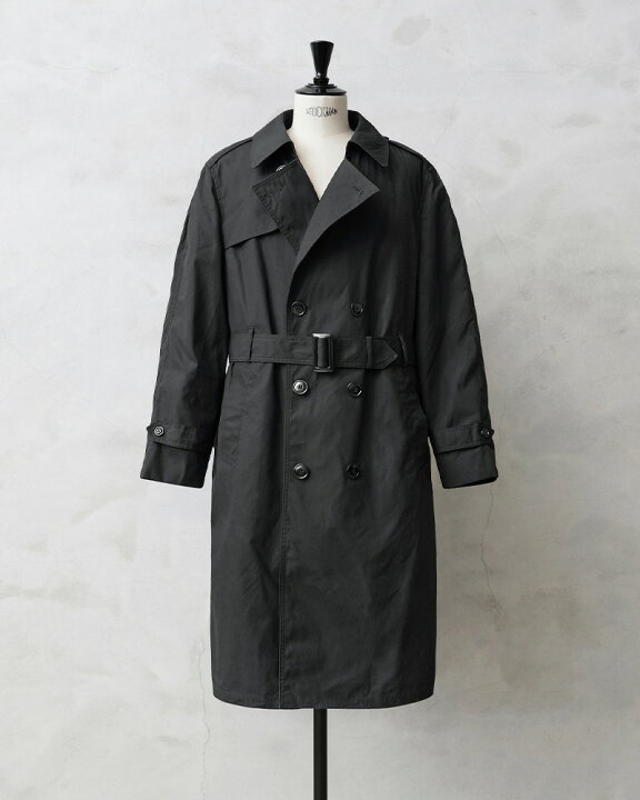 楽天市場】実物 新品 デッドストック 米軍 U.S. NAVY ブラックトレンチ 