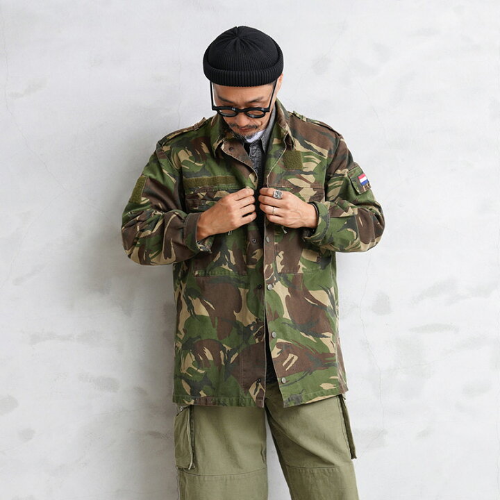楽天市場】実物 USED オランダ軍 フィールドジャケット DPMカモ 