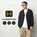 【最短即日発送】クーポンで15%OFF★HARRITON ハリトン M425 Pilbloc Vネック カーディガン【T】｜アイビールック アイビースタイル カジュアル ビジネス メンズトップス ブランド おしゃれ ゆったり 大きいサイズ 厚手 ブラック ネイビー ギフト