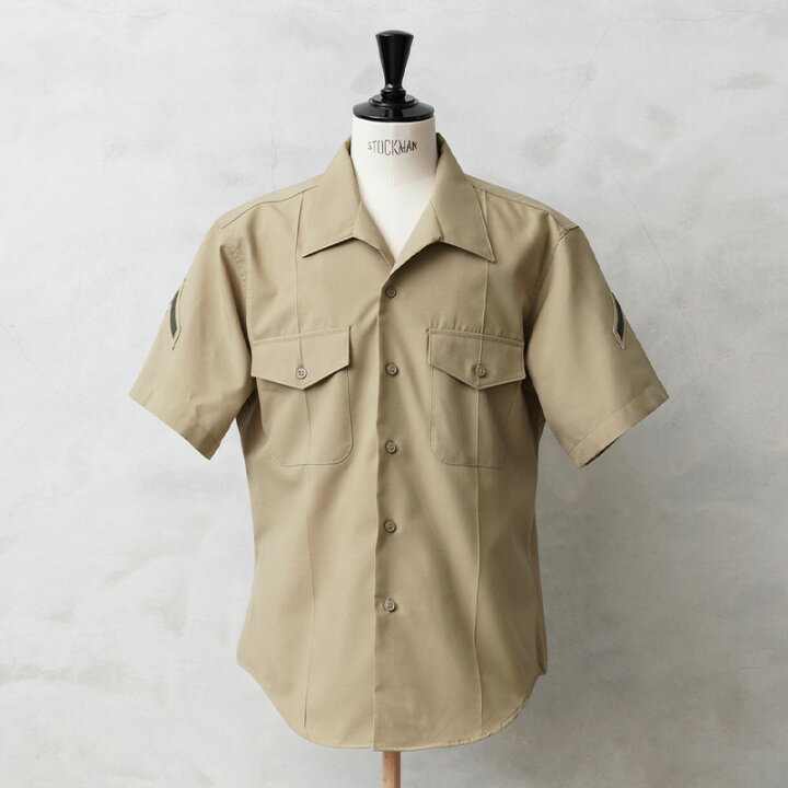 楽天市場】実物 USED 米軍 USMC ショートスリーブ オフィサーシャツ 