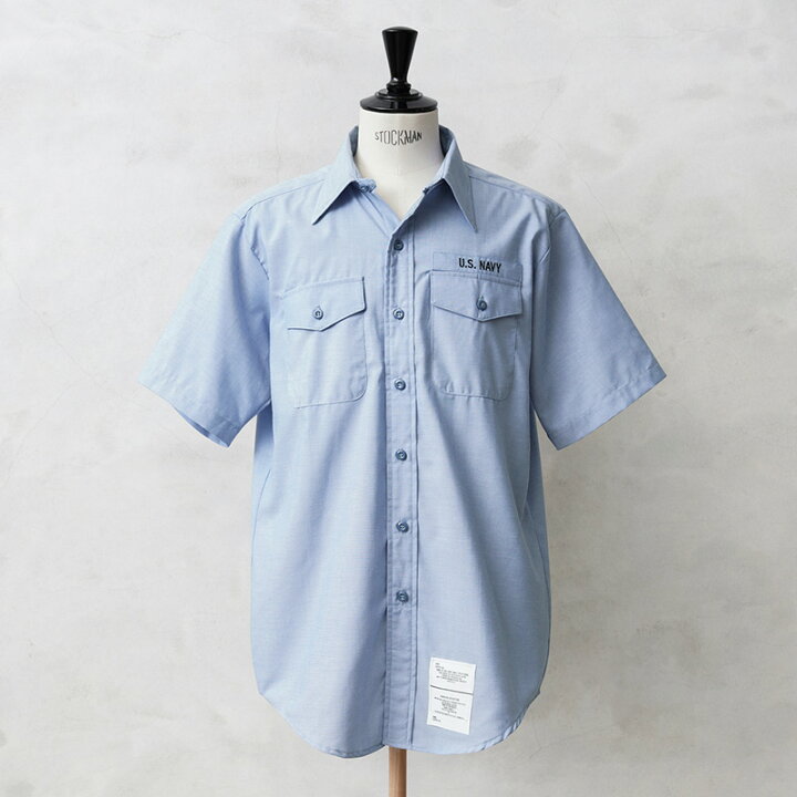 楽天市場】実物 新品 デッドストック 米軍 U.S.NAVY シャンブレー 