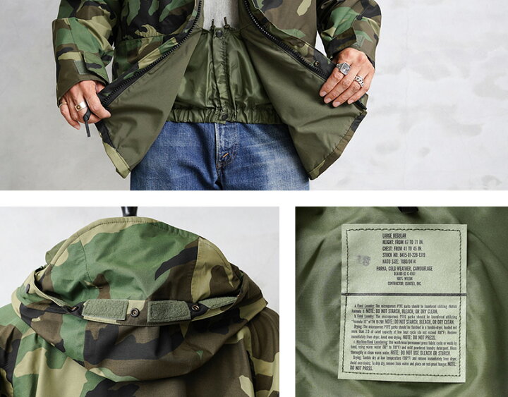 楽天市場】実物 新品 デッドストック 米軍 ECWCS Gen1型パーカー 