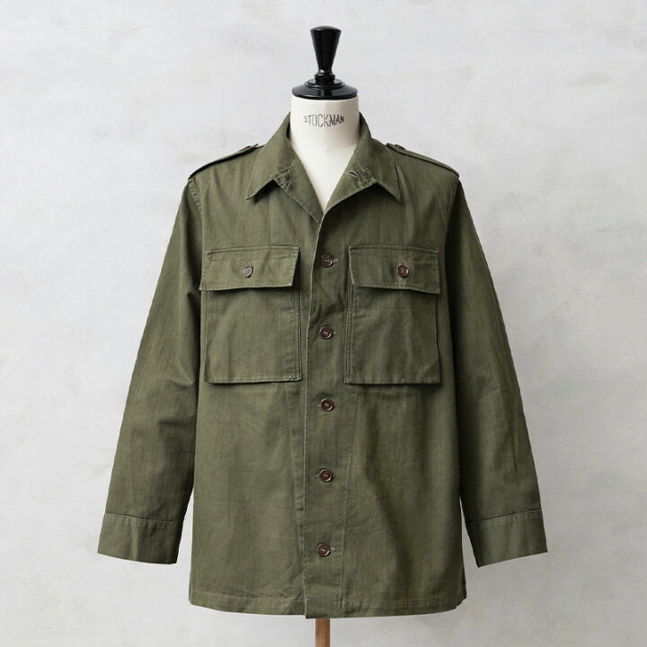 楽天市場】実物 USED オランダ軍 HBT（ヘリンボーンツイル）フィールド 