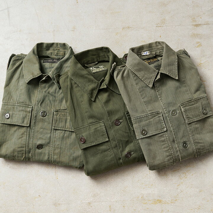 楽天市場】実物 USED オランダ軍 HBT（ヘリンボーンツイル）フィールド 