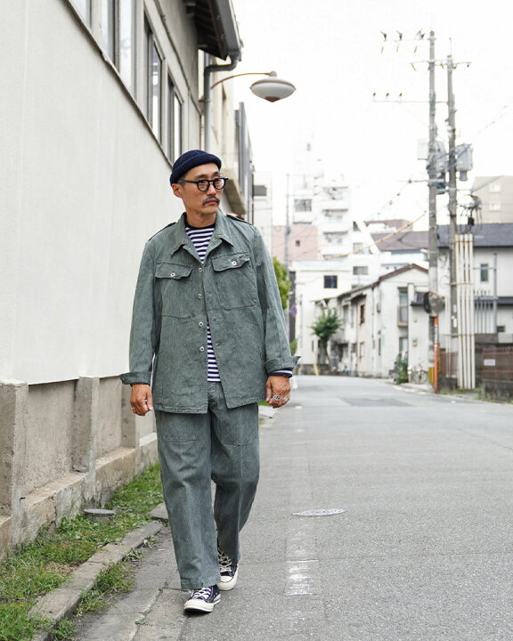 楽天市場】実物 USED スイス軍 前期型 デニム ワークジャケット 
