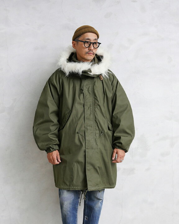 楽天市場】希少 実物 新品 デッドストック 米軍 M-65 フィッシュテール 