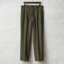 ★実物 新品 デッドストック フランス軍 1950〜60年代 M-52 ウエストカスタム ヴィンテージ ワンタック ウール トラウザーズ【クーポン対象外】【I】｜ミリタリーパンツ ウールパンツ スラックス メンズ ボトムス 軍パン 軍放出品 大きいサイズ