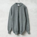 実物 新品 デッドストック スイス軍 M-74 ハーフジップ ウール セーター【クーポン対象外】【I】｜ミリタリー トップス ニット メンズ レディース 大きいサイズ おしゃれ かわいい グレー 無地 デザイン 福袋 WAIPER 春 プレゼント ギフト