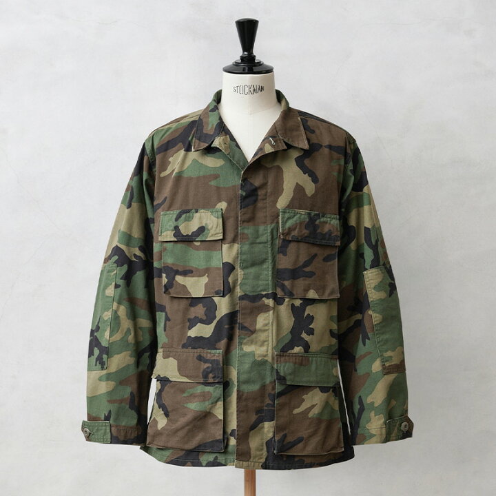 楽天市場】実物 新品 デッドストック 米軍 BDU WOODLAND CAMO 
