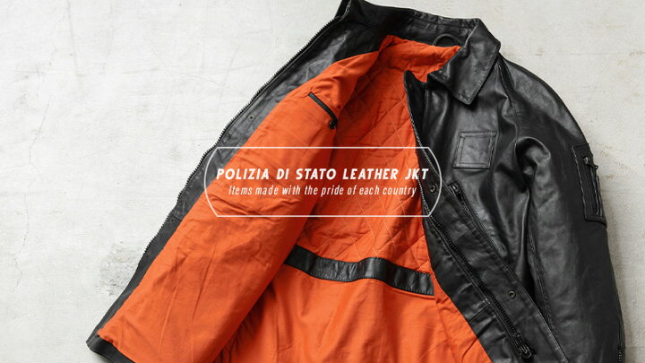 楽天市場】実物 USED イタリア警察 1980〜90年代 POLIZIA DI STATO ポリス レザージャケット  #3【クーポン対象外】【I】｜アウター メンズ 革ジャン 本革 牛革 コート ライダース バイク 防寒 古着 おしゃれ 秋 冬 プレゼント ギフト :  ミリタリーショップWAIPER 90sヴィンテージレザージャケット米国パトロール使用