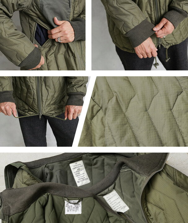 楽天市場】実物 USED ドイツ軍 キルティングライナー ジャケット 