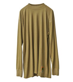 実物 新品 デッドストック 米軍 USMC FROG モックネック L/S Tシャツ COYOTE XLサイズ【クーポン対象外】【I】WAIPER 春 プレゼント ギフト 父の日