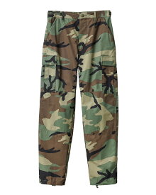 実物 新品 デッドストック 米軍 BDU WOODLAND CAMO カーゴパンツ【クーポン対象外】【I】｜ミリタリーパンツ メンズ 迷彩 カモフラ ダンス リップストップ ゆったり アメリカ軍 古着 ファッション おしゃれ 春 送料無料 プレゼント ギフト 父の日