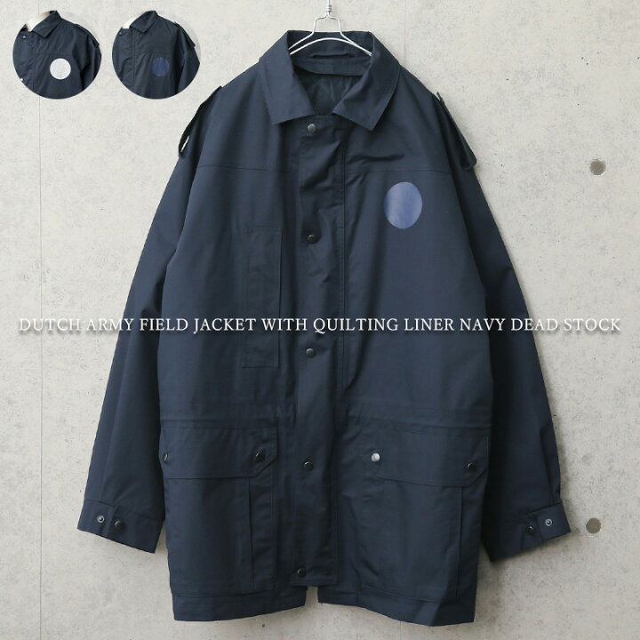 楽天市場】実物 新品 デッドストック オランダ軍 キルティングライナー 