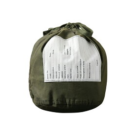 実物 新品 デッドストック 米軍 パーソナル エフェクツ バッグ SMALL【クーポン対象外】【I】｜ミリタリー 巾着袋 ポーチ アメリカ軍 ロゴ ステンシル カーキ オリーブ 軍放出品 古着 ファッション おしゃれ