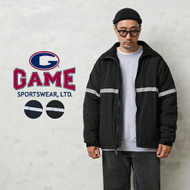 【あす楽】GAME SPORTS WEAR ゲームスポーツウェア G-9250 リフレクター リーダージャケット【クーポン対象外】【T】｜メンズ ナイロンジャケット ジャージ シンプル デザイン 大きいサイズ スポーツ カジュアル ブランド おしゃれ 秋 冬 送料無料 プレゼント 父の日