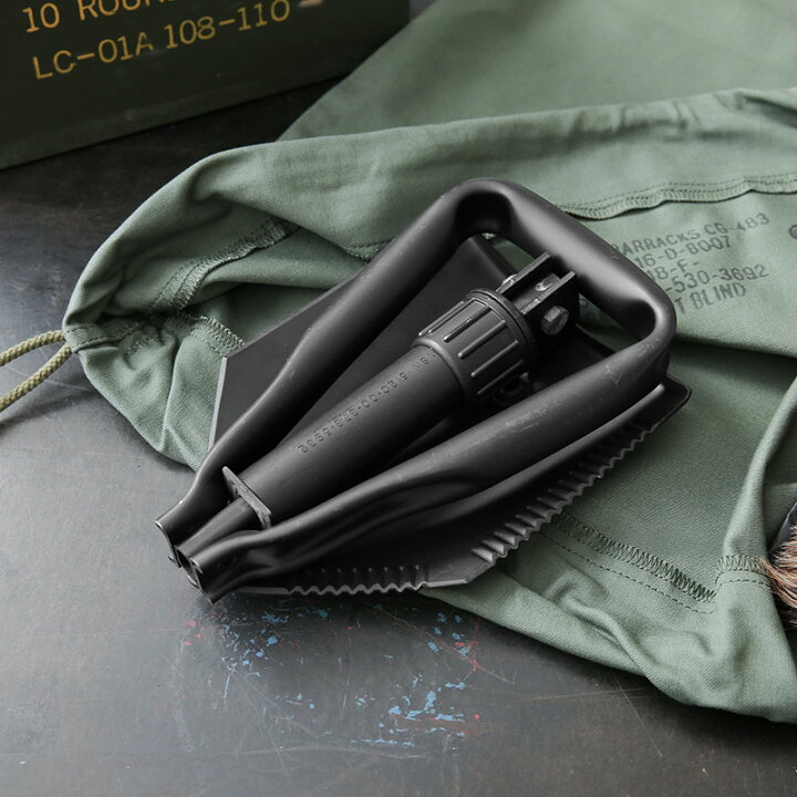 楽天市場】実物 USED 米軍 GI E-TOOL 三つ折 フォールディングショベル 