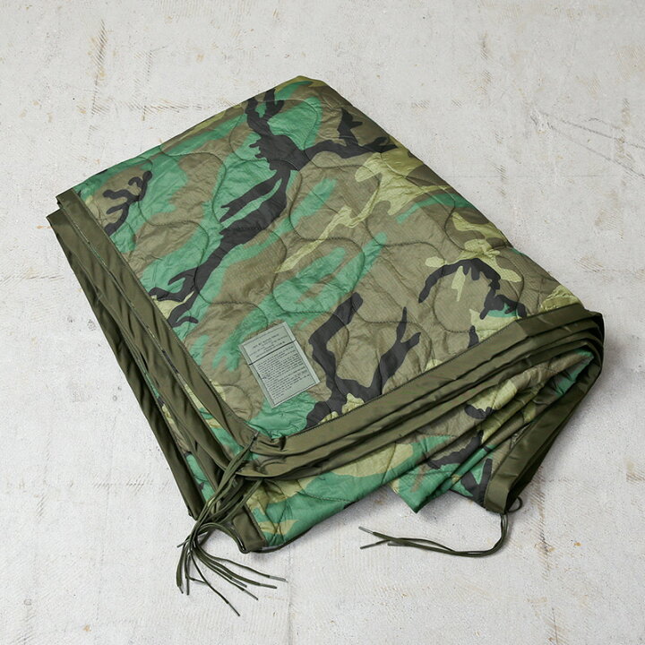 楽天市場】実物 新品 デッドストック 米軍 ポンチョライナー ウッド 