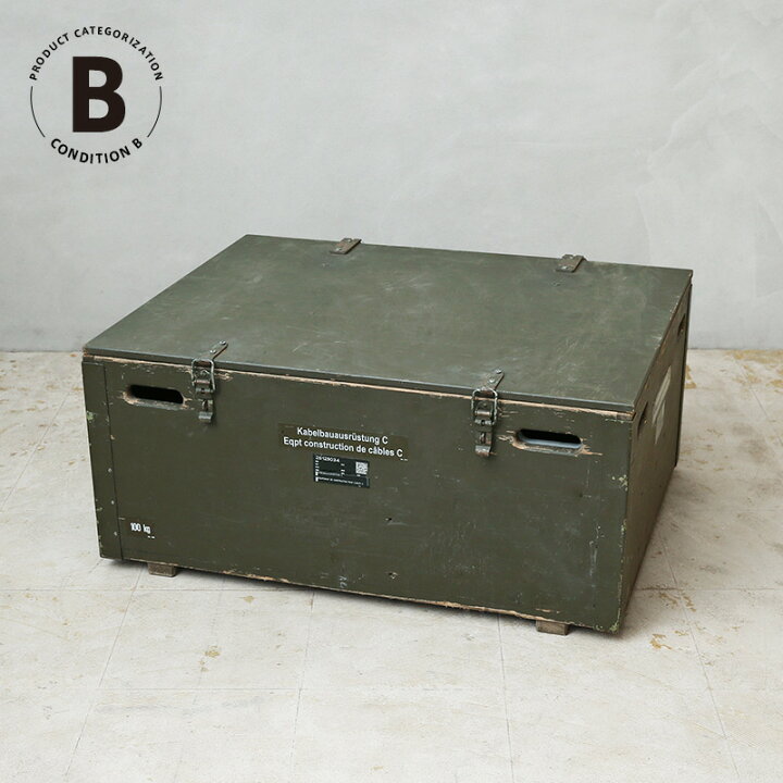 楽天市場】実物 USED スイス軍 ウッド ミリタリーボックス 