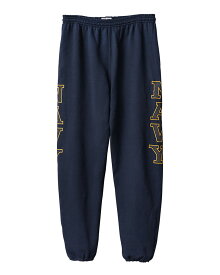 デッドストック 米軍 U.S.NAVY トレーニング用 スウェットパンツ MADE BY SOFFE【クーポン対象外】【I】｜メンズ ボトムス 大きいサイズ カジュアル ロゴ スポーツ ネイビー 古着 ファッション おしゃれ 春 ホワイトデー ギフト
