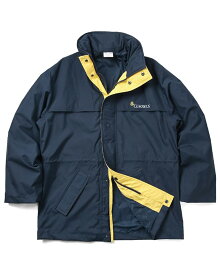 ★実物 新品 デッドストック スペイン Correos ナイロン レインジャケット【クーポン対象外】【I】｜メンズ アウター 大きいサイズ ゆったり レインコート ネイビー 撥水 マウンテンパーカー アウトドア キャンプ 古着 ファッション おしゃれ
