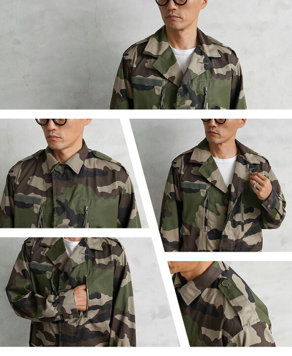 楽天市場】実物 新品 デッドストック フランス軍 F-2ジャケット CCE 