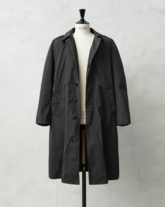 楽天市場】実物 USED 米軍 U.S. NAVY ブラックステンカラーコート  