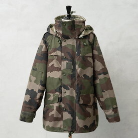 実物 新品 デッドストック フランス軍 CCE CAMO WATERPROOF フィールドパーカ 4ポケット【クーポン対象外】【I】｜メンズ アウター 大きいサイズ マウンテンパーカー 迷彩 カモ柄 ミリタリー 古着 ファッション おしゃれ 父の日