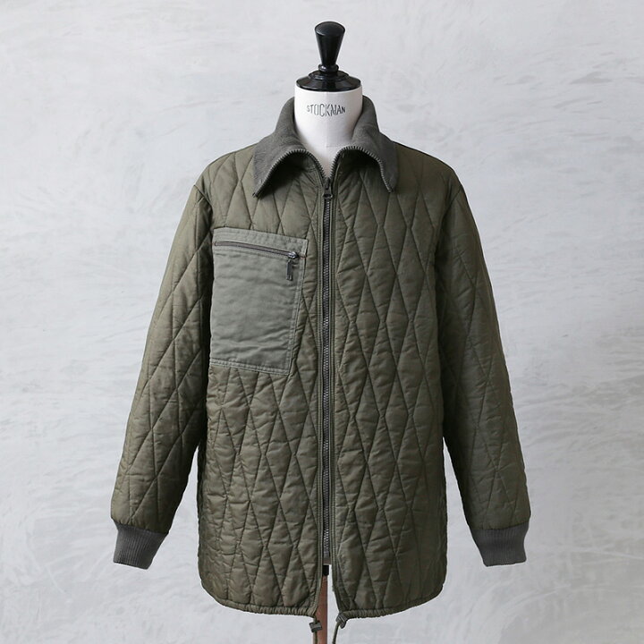 楽天市場】実物 USED ドイツ軍 ダイヤキルト キルティングライナー 
